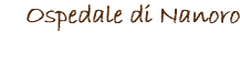 Ospedale di Nanoro